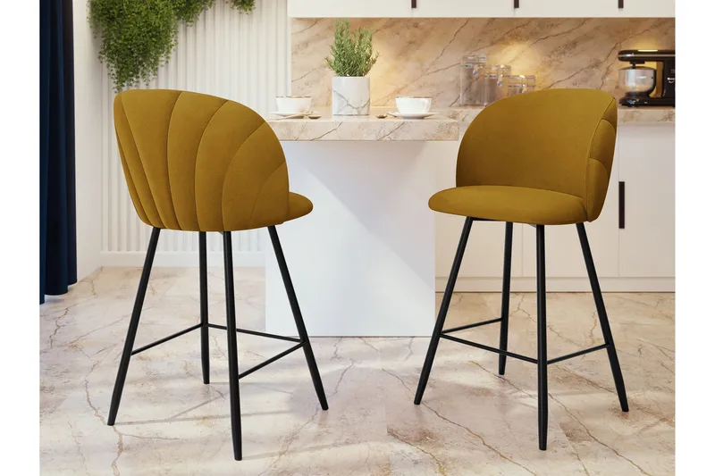 Aikka Barstol 105 cm - Gul - Møbler - Stoler & lenestoler - Barstoler