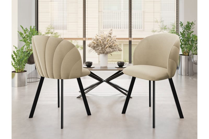 Akitomo Spisestol - Beige - Møbler - Stoler & lenestoler - Spisestuestoler & kjøkkenstoler