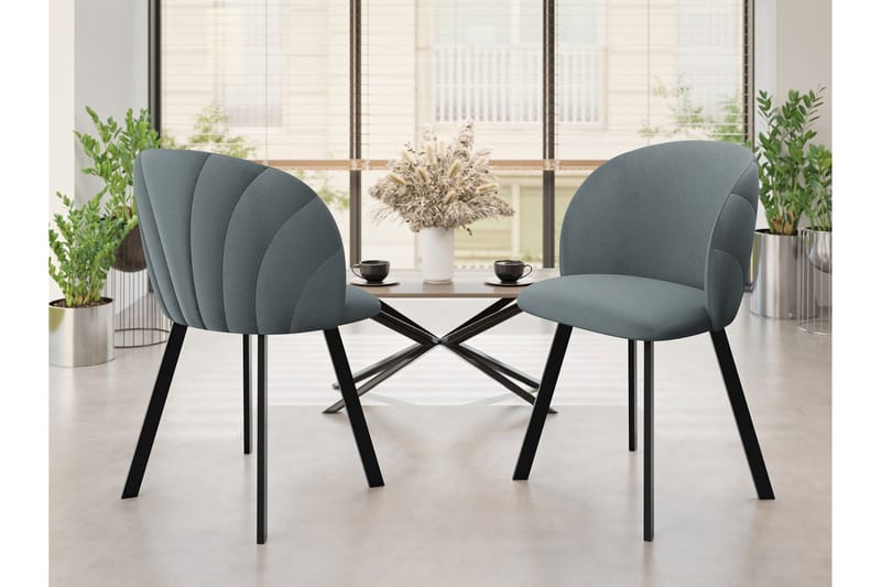 Akitomo Spisestol - Grå - Møbler - Stoler & lenestoler - Spisestuestoler & kjøkkenstoler