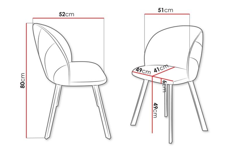 Akitomo Spisestol - Grå - Møbler - Stoler & lenestoler - Spisestuestoler & kjøkkenstoler