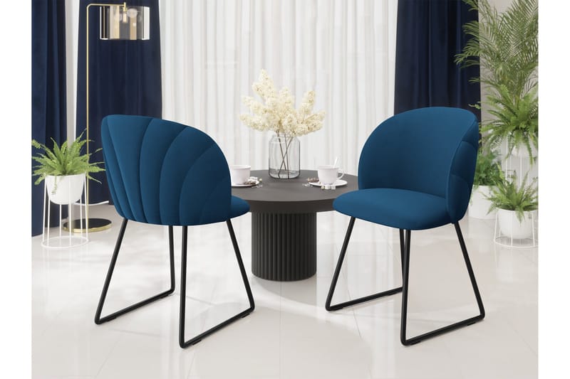 Akitomo Spisestol - Marineblå - Møbler - Stoler & lenestoler - Spisestuestoler & kjøkkenstoler