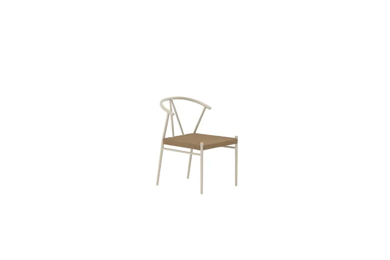 Alfons spisestol utendørs - Beige - Møbler - Stoler & lenestoler - Spisestuestoler & kjøkkenstoler