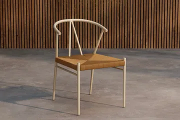 Alfons spisestol utendørs - Beige - Møbler - Stoler & lenestoler - Spisestuestoler & kjøkkenstoler