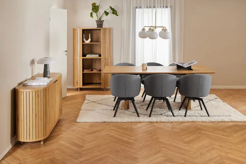 Alpull Lenestol - Grå - Møbler - Stoler & lenestoler - Spisestuestoler & kjøkkenstoler