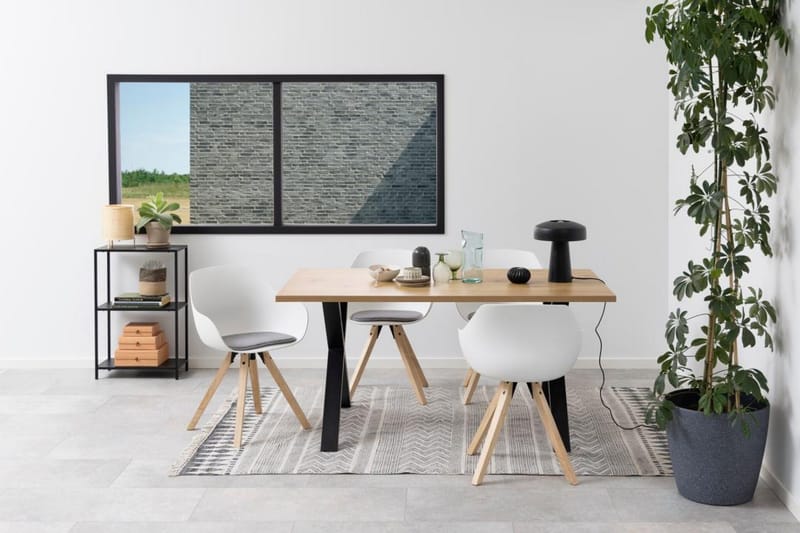 Alpull Lenestol - Grå - Møbler - Stoler & lenestoler - Spisestuestoler & kjøkkenstoler