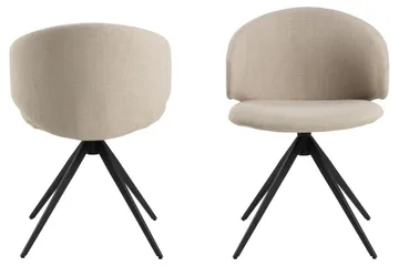 Alrakis Spisestol - Beige - Møbler - Stoler & lenestoler - Spisestuestoler & kjøkkenstoler