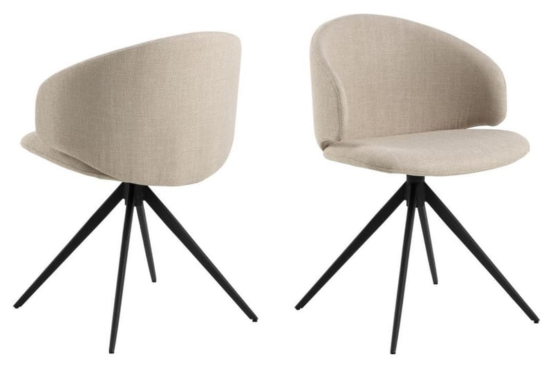 Alrakis Spisestol - Beige - Møbler - Stoler & lenestoler - Spisestuestoler & kjøkkenstoler