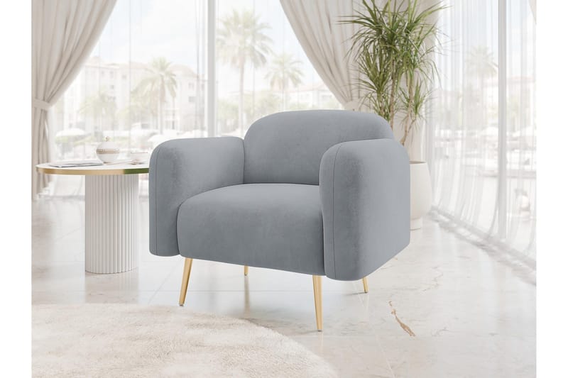 Alros Lenestol - Grå - Møbler - Stoler & lenestoler - Lenestoler