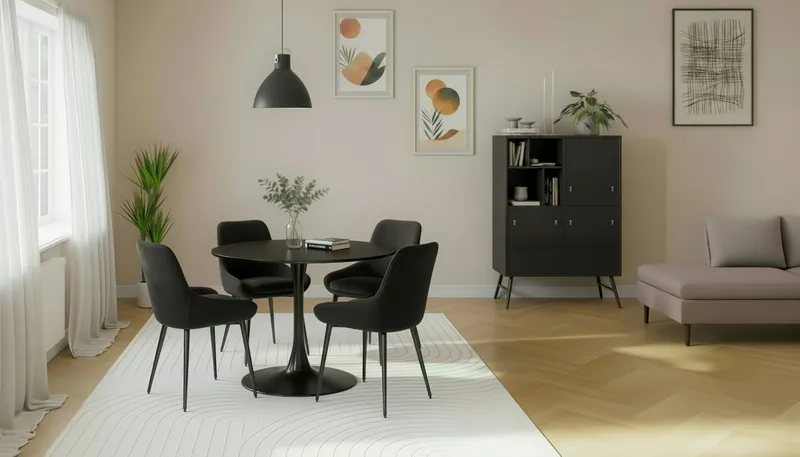 Alsarp Kjøkkenstol - Svart - Møbler - Stoler & lenestoler - Spisestuestoler & kjøkkenstoler