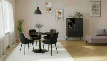 Alsarp Kjøkkenstol - Svart - Møbler - Stoler & lenestoler - Spisestuestoler & kjøkkenstoler