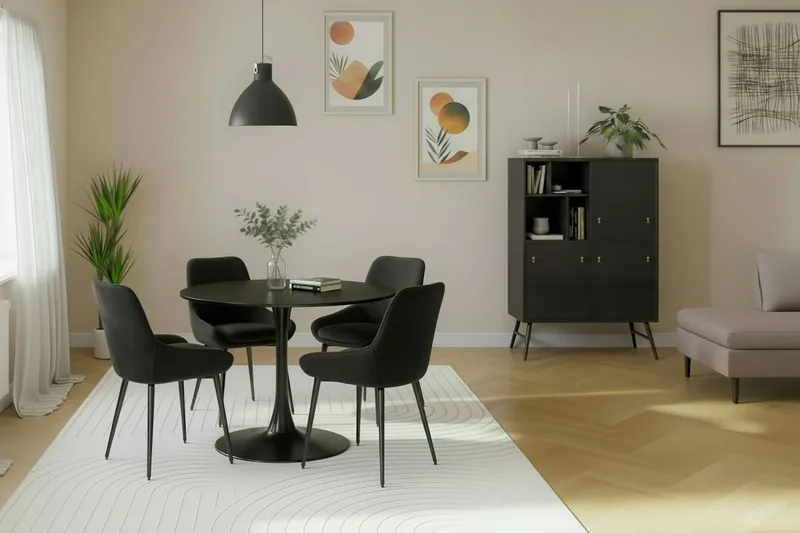 Alsarp Kjøkkenstol - Svart - Møbler - Stoler & lenestoler - Spisestuestoler & kjøkkenstoler