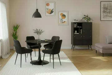 Alsarp Kjøkkenstol - Svart - Møbler - Stoler & lenestoler - Spisestuestoler & kjøkkenstoler