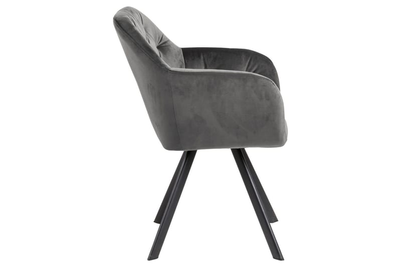 Alsephina Lenestol - Grå - Møbler - Stoler & lenestoler - Spisestuestoler & kjøkkenstoler