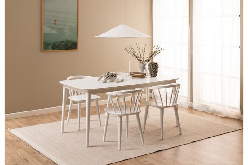 Altais Spisestol - Hvit - Møbler - Stoler & lenestoler - Spisestuestoler & kjøkkenstoler