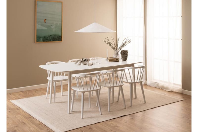 Altais Spisestol - Hvit - Møbler - Stoler & lenestoler - Spisestuestoler & kjøkkenstoler