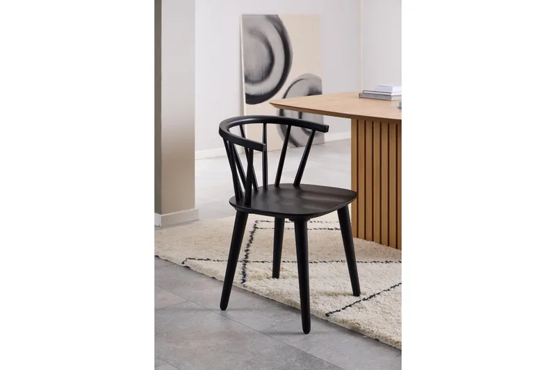 Altais Spisestol - Svart - Møbler - Stoler & lenestoler - Spisestuestoler & kjøkkenstoler
