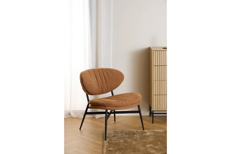 Alzirr Lounge-stol - Brun - Møbler - Stoler & lenestoler - Lenestoler