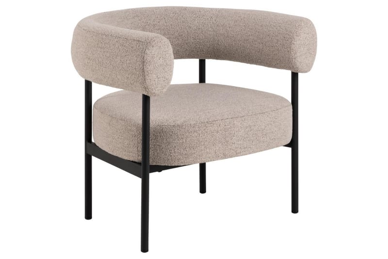 Ambiya Lounge-stol - Beige - Møbler - Stoler & lenestoler - Lenestoler