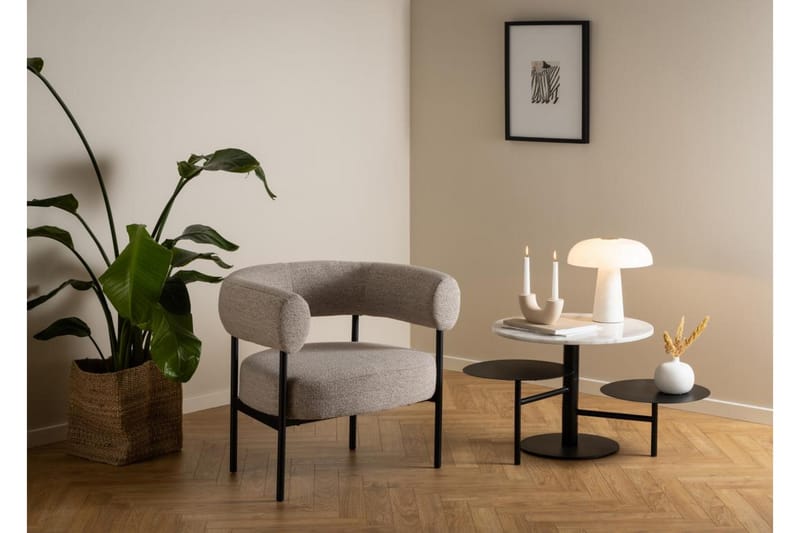 Ambiya Lounge-stol - Beige - Møbler - Stoler & lenestoler - Lenestoler