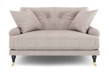 Andrew Loveseat - Beige/Messing - Møbler - Stoler & lenestoler - Lenestoler