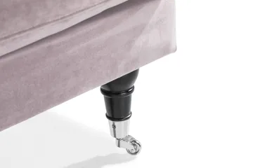 Andrew Loveseat Fløyel - Lilla/Krom - Møbler - Stoler & lenestoler - Lenestoler