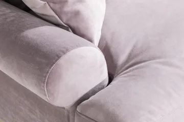 Andrew Loveseat Fløyel - Lilla/Krom - Møbler - Stoler & lenestoler - Lenestoler