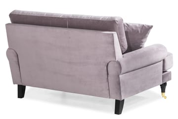 Andrew Loveseat Fløyel - Lilla/Messing - Møbler - Stoler & lenestoler - Lenestoler