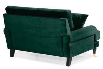 Andrew Loveseat Fløyel - Mørkegrønn/Messing - Møbler - Stoler & lenestoler - Lenestoler
