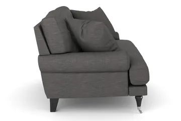 Andrew Loveseat - Mørkegrå/Krom - Møbler - Stoler & lenestoler - Lenestoler