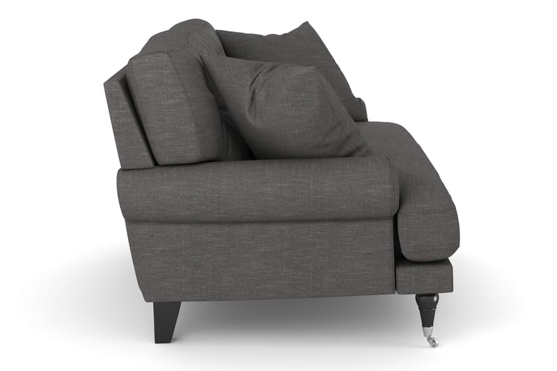 Andrew Loveseat - Mørkegrå/Krom - Møbler - Stoler & lenestoler - Lenestoler
