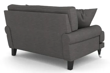 Andrew Loveseat - Mørkegrå/Krom - Møbler - Stoler & lenestoler - Lenestoler