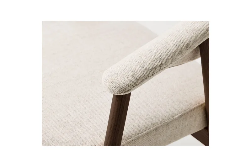 Ansari Lenestol - Beige - Møbler - Stoler & lenestoler - Spisestuestoler & kjøkkenstoler