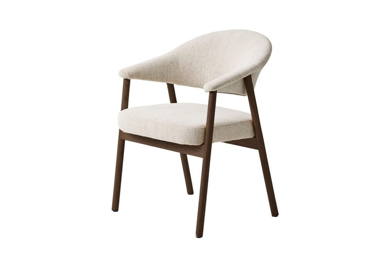 Ansari Lenestol - Beige - Møbler - Stoler & lenestoler - Spisestuestoler & kjøkkenstoler