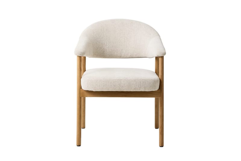 Ansari Lenestol - Beige - Møbler - Stoler & lenestoler - Spisestuestoler & kjøkkenstoler