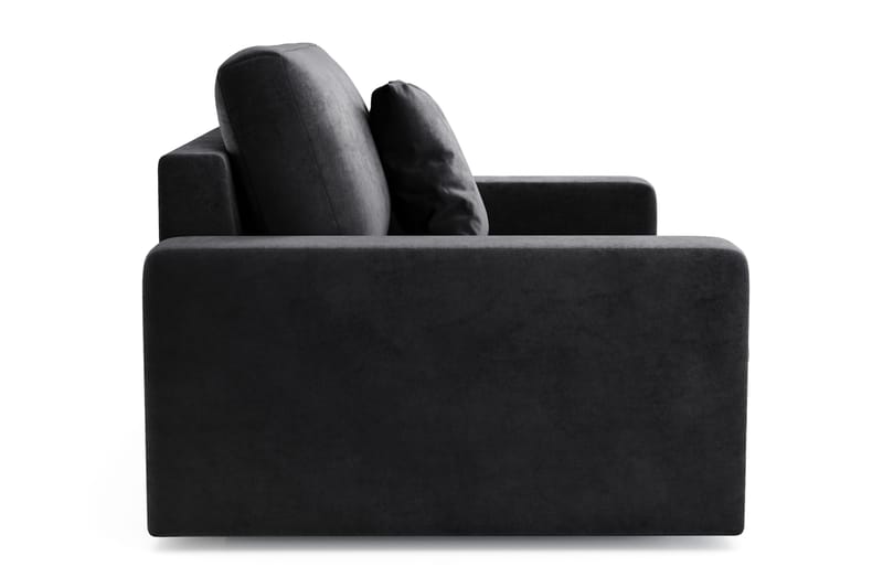 Arken Lyx Dyp Lenestol i fløyel - Svart - Møbler - Stoler & lenestoler - Lenestoler