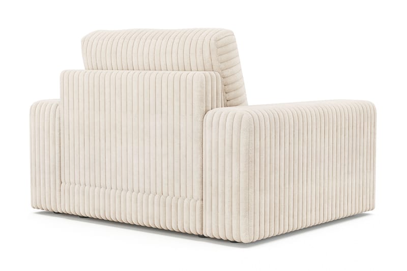 Arken Lyx Dyp Lenestol i Manchester - Beige - Møbler - Stoler & lenestoler - Lenestoler