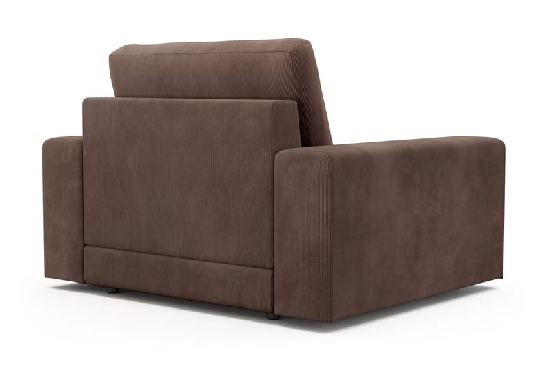 Arken Lyx Dyp Lenestol i Manchester - Brun - Møbler - Stoler & lenestoler - Lenestoler