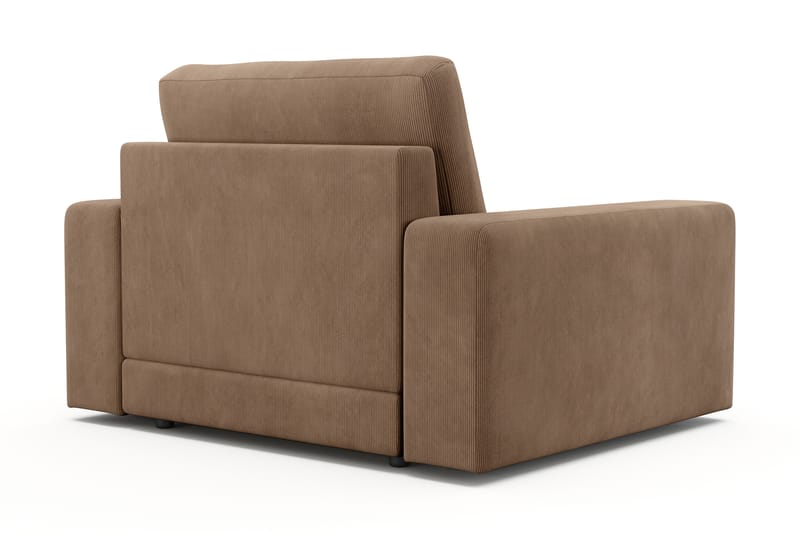 Arken Lyx Dyp Lenestol i Manchester - Brun - Møbler - Stoler & lenestoler - Lenestoler