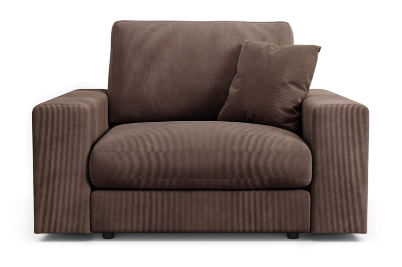 Arken Lyx Dyp Lenestol i Manchester - Brun - Møbler - Stoler & lenestoler - Lenestoler