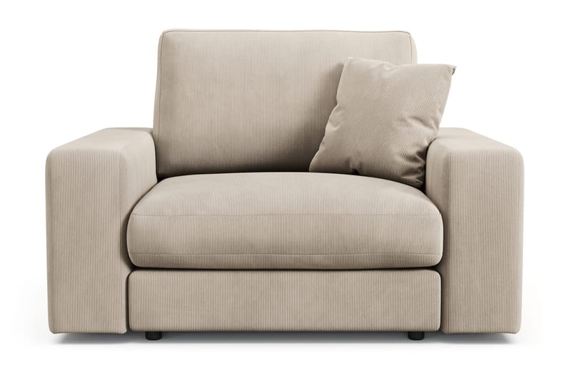 Arken Lyx Dyp Lenestol i Manchester - Greige - Møbler - Stoler & lenestoler - Lenestoler