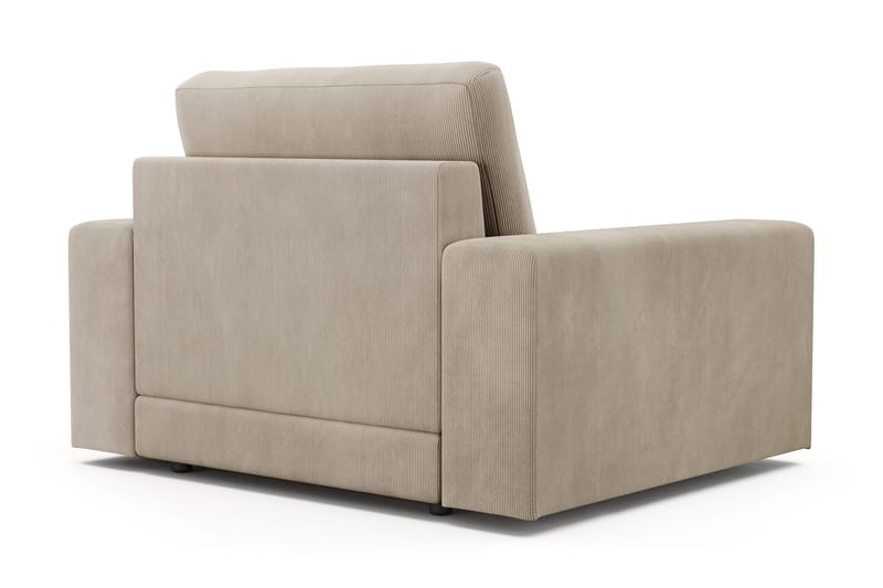 Arken Lyx Dyp Lenestol i Manchester - Greige - Møbler - Stoler & lenestoler - Lenestoler