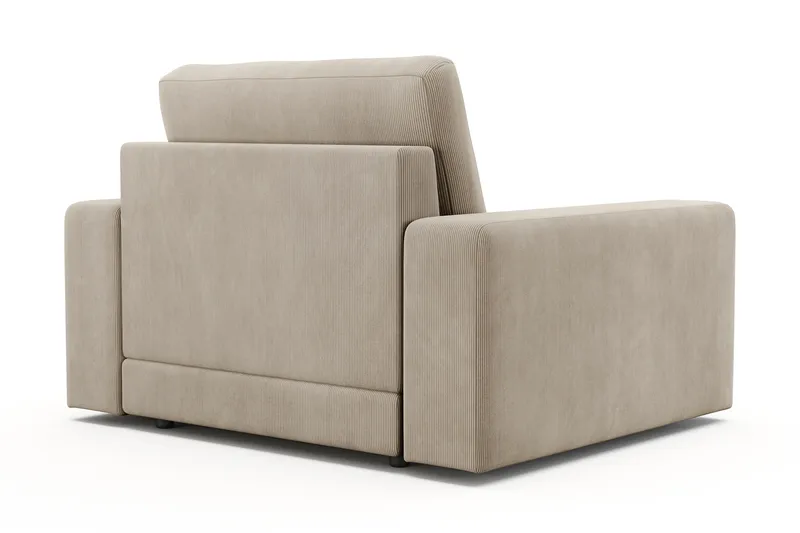 Arken Lyx Dyp Lenestol i Manchester - Greige - Møbler - Stoler & lenestoler - Lenestoler