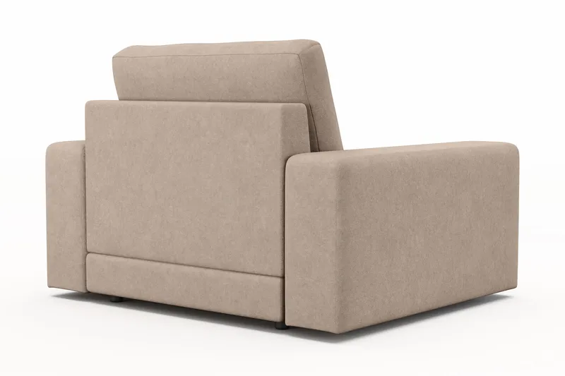 Arken Lyx Dyp Lenestol i stoff - Beige - Møbler - Stoler & lenestoler - Lenestoler