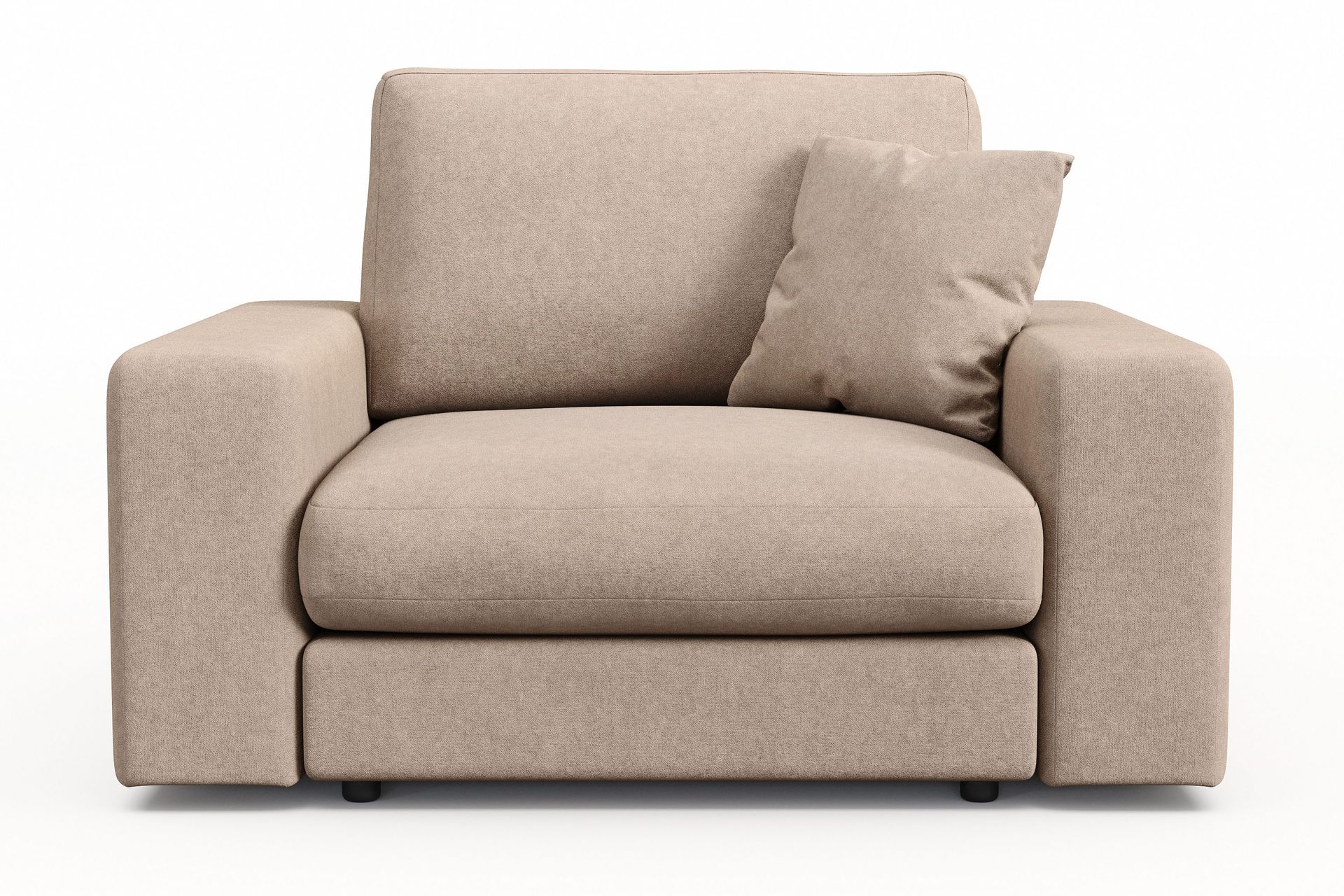 Arken Lyx dyp lenestol i stoff - Beige