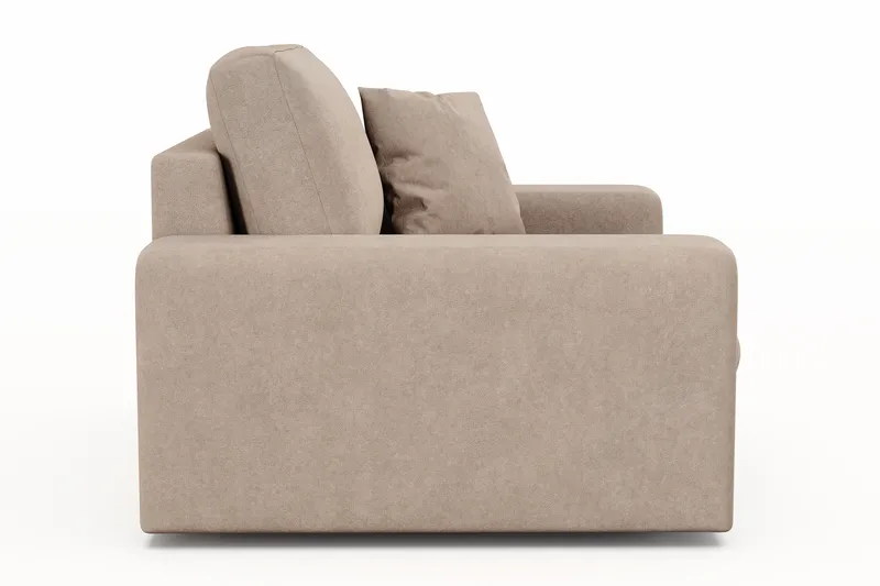 Arken Lyx Dyp Lenestol i stoff - Beige - Møbler - Stoler & lenestoler - Lenestoler