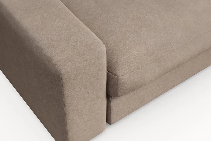 Arken Lyx Dyp Lenestol i stoff - Beige - Møbler - Stoler & lenestoler - Lenestoler