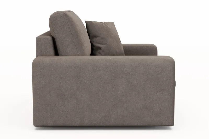 Arken Lyx Dyp Lenestol i stoff - Brun - Møbler - Stoler & lenestoler - Lenestoler