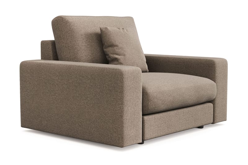 Arken Lyx Dyp Lenestol i stoff - Brun - Møbler - Stoler & lenestoler - Lenestoler