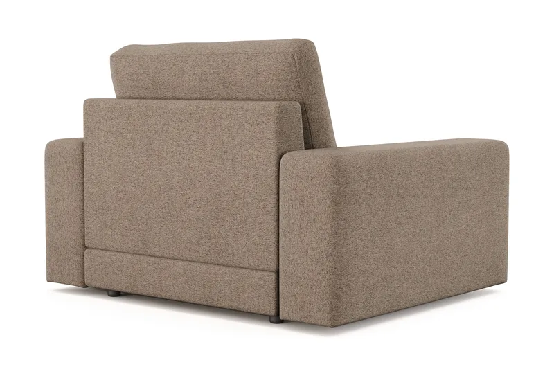 Arken Lyx Dyp Lenestol i stoff - Brun - Møbler - Stoler & lenestoler - Lenestoler