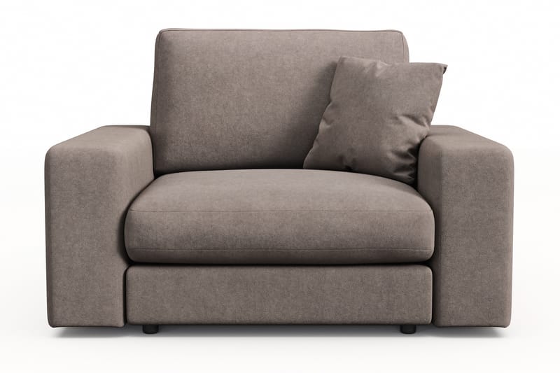 Arken Lyx Dyp Lenestol i stoff - Brun - Møbler - Stoler & lenestoler - Lenestoler